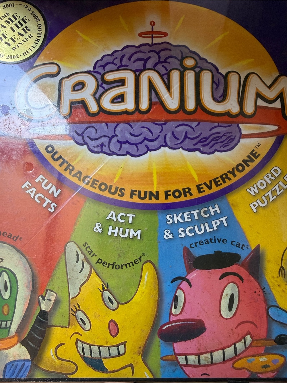 Cranium Family Party Game - Purple & Yellow